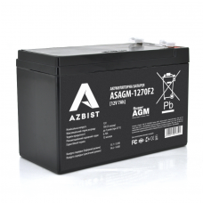 
					Аккумулятор AZBIST Super AGM ASAGM-1270F2, Black Case, 12V 7.0Ah (151 х 65 х 94 (100)) Q5