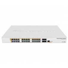
					24-портовий CRS328-24P-4S + RM керований комутатор 24x RJ45 (100 / 1000M) з підтримкою PoE + 4x SFP / SFP +