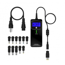 Універсальне АЗП 90W, LCD - дисплей, корпус - пласт, ручне регулювання, 8 роз'ємів BOX
Універсальне АЗП 90W, LCD - дисплей, корпус - пласт, ручне регулювання, 8 роз'ємів BOX