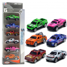 
					Набір дитячих машинок Pickup series car, в наборі 6 машинок, mixcolor