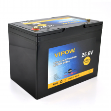 
					Акумуляторна батарея Vipow LiFePO4 25,6V 30Ah з вбудованою ВМS платою 25A