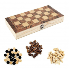 
					Ігровий набір 3 в 1 (шахи, шашки, нарди), 440x440х45mm, 24 штуки в упаковці