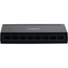 
					Комутатор Dahua DH-PFS3008-8GT-L 8 портів Ethernet 10/100 Мбіт / 1000 Мбіт / сек, BOX Q20