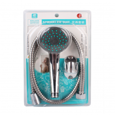 
					Душова насадка лійка для душу, хромована, Silver, Blister-box