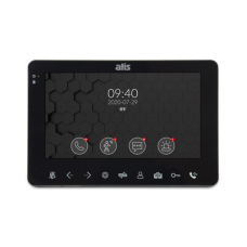 
					7-дюймовий HD відеодомофон ATIS AD-780FHD Black з IPS-екраном та пам'яттю