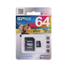 
					Карта пам'яті SiliconPower Elite microSDHC Class 10 UHS-I, 64GB