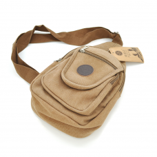 
					Сумка бананка, бризент, Brown