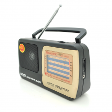 
					Радіоприймач Nokasonic NK-408AC, FM радіо, AUX, корпус пластмас, Black, BOX