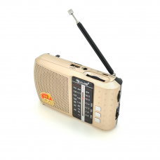 
					Радіоприймач COLON RXICF8BT, LED, 3W, AM/FM радіо, Вхід microSD, USB, Bluetooth, живлення від 220+АКБ, корпус пластмас, BOX