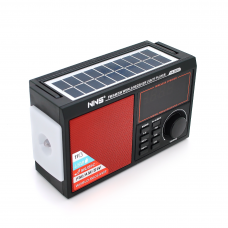
					Радіо з ліхтариком NS-S2036-S, FM/AM/SW радіо+Solar, Входи: TFcard, USB, Bluetooth, Mix color, Box