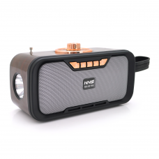 
					Радіо з ліхтариком NS-S270-S, FM/AM/SW радіо+Solar, Входи: TFcard, USB, Wireless speaker, Bluetooth, Gray, Box