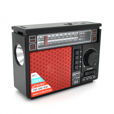 
					Радіо з ліхтариком NS-S2032-S, FM/AM/SW радіо+Solar, Входи: TFcard, USB, Bluetooth, Mix color, Box
